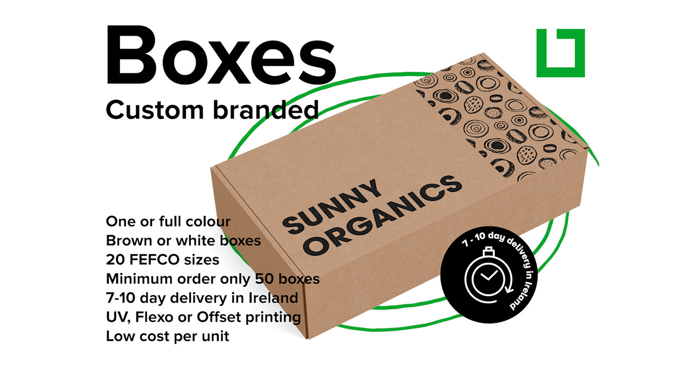 Custom branded boxes